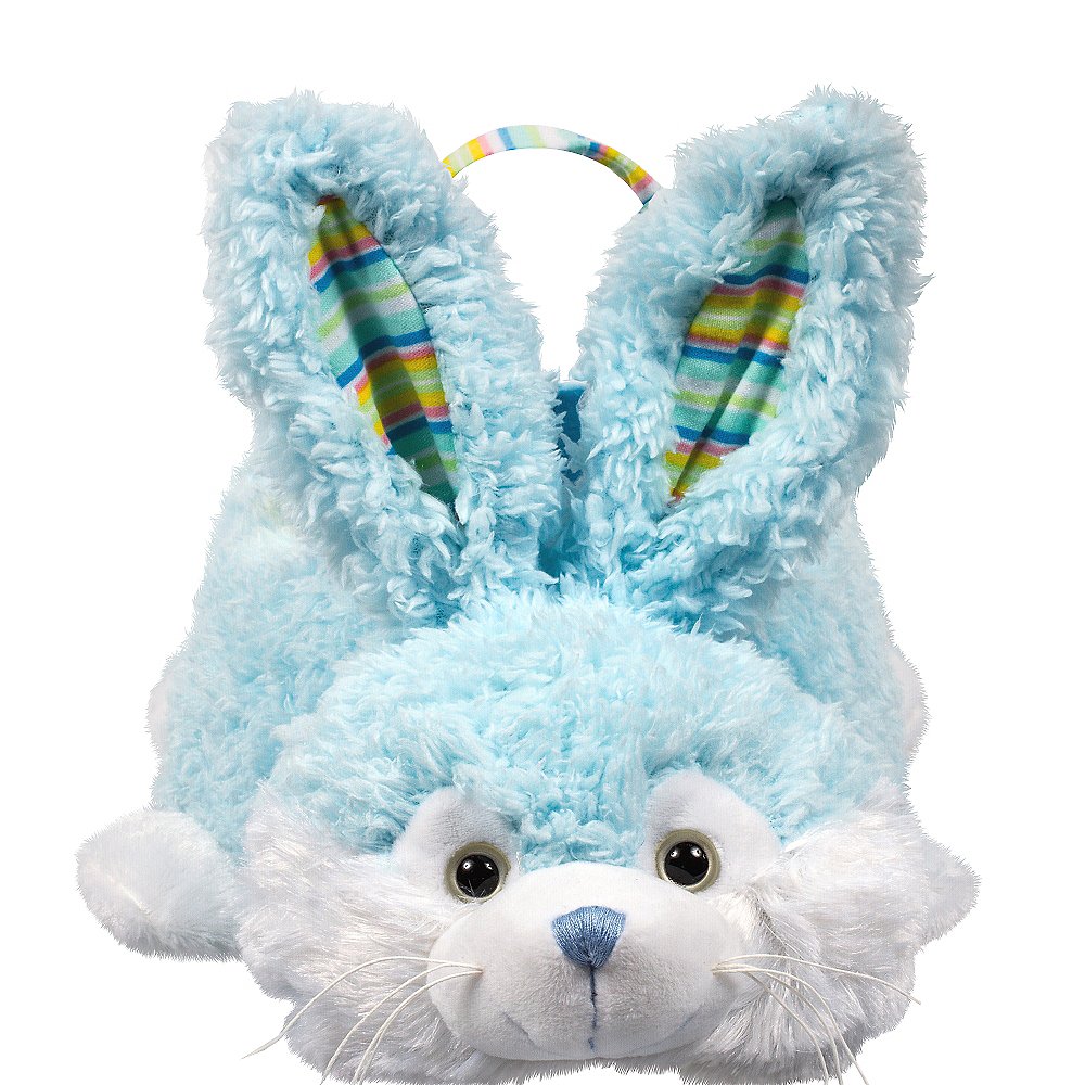 Bunny in basket plush toy