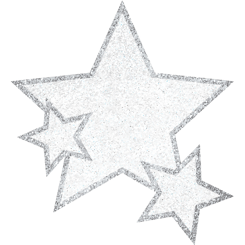 Silver Star Body Jewelry 2in | Party City