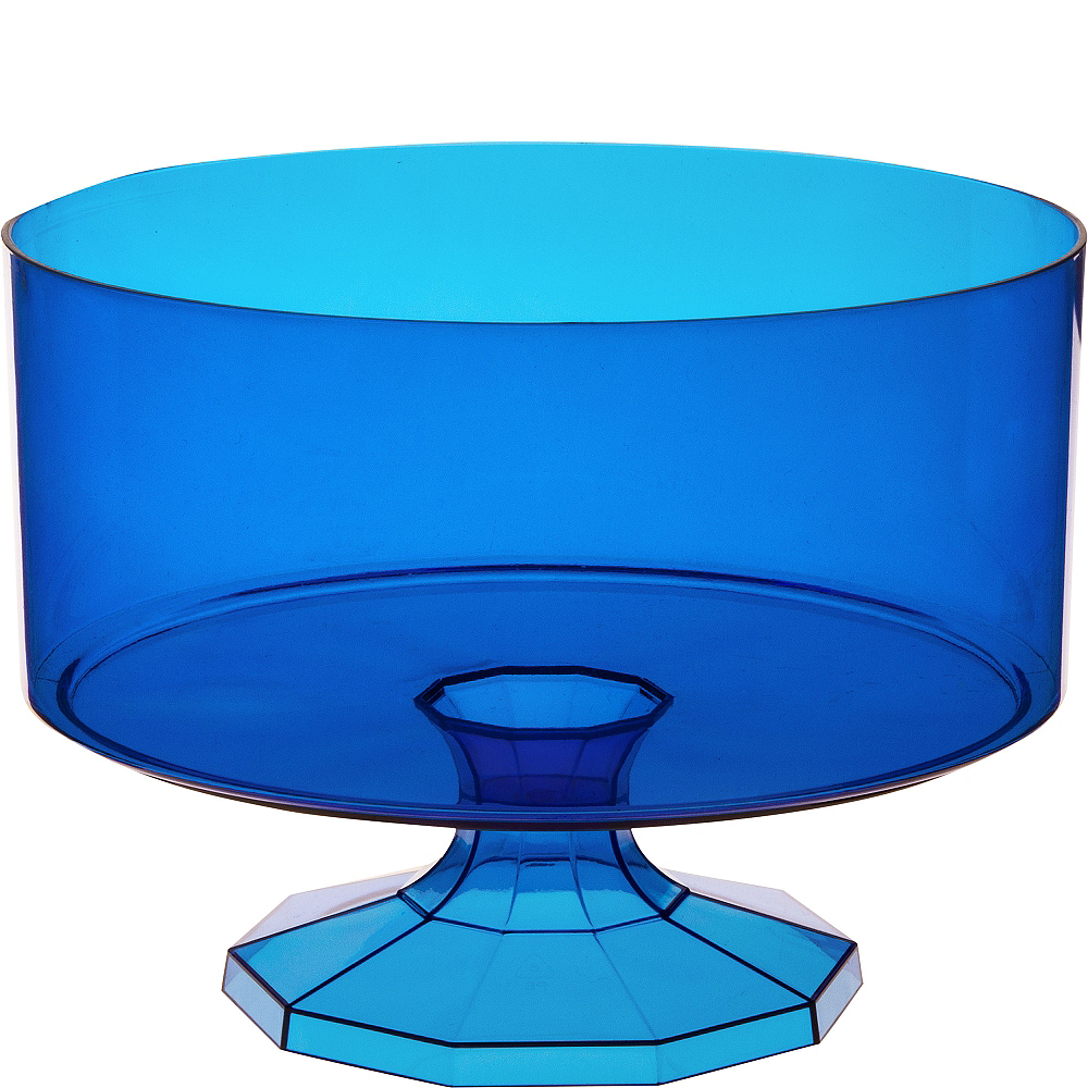 Royal Blue Plastic Trifle Container 80oz Party City