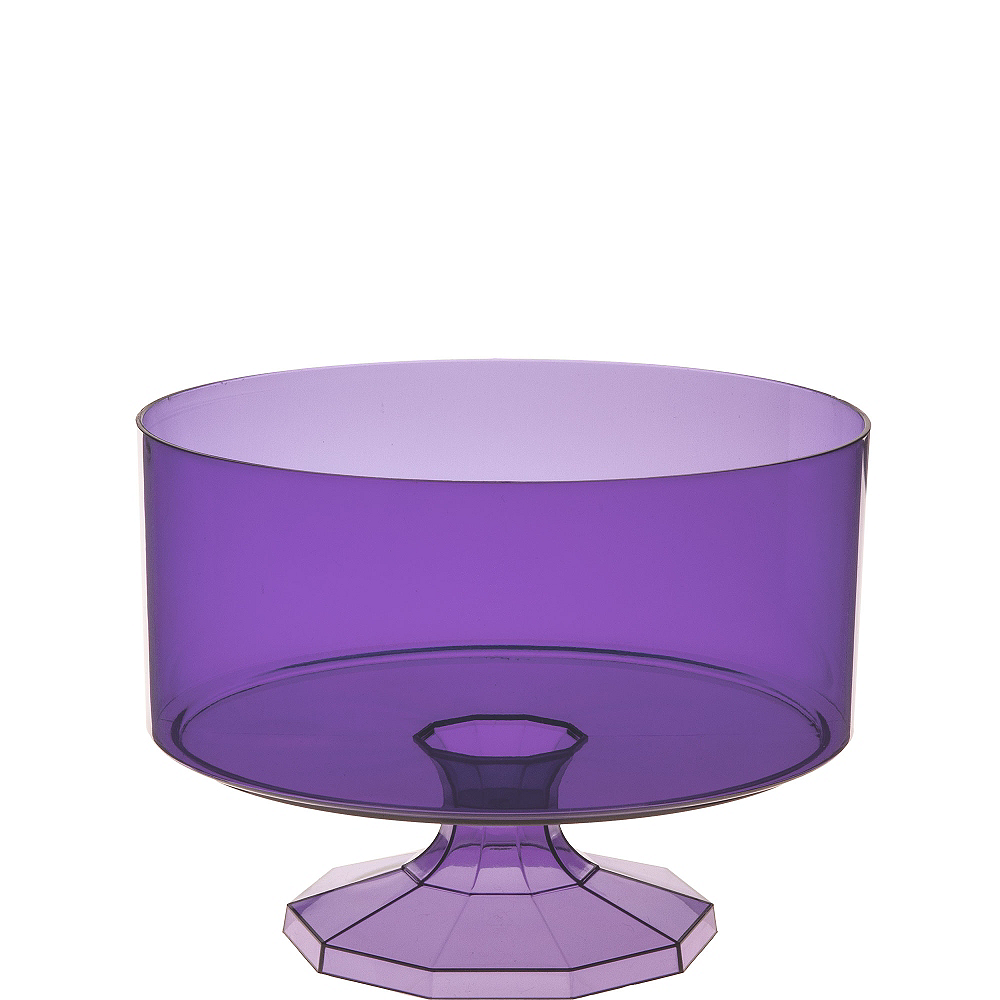 Purple Plastic Trifle Container 40oz Party City