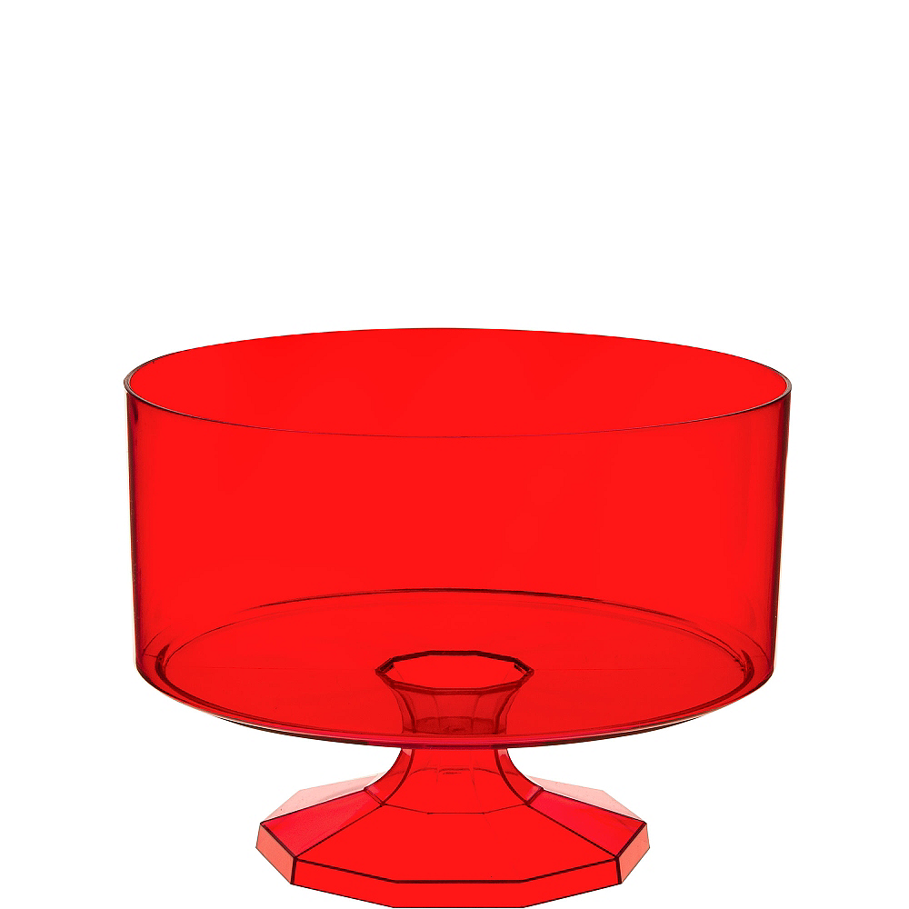 Red Plastic Trifle Container 40oz Party City