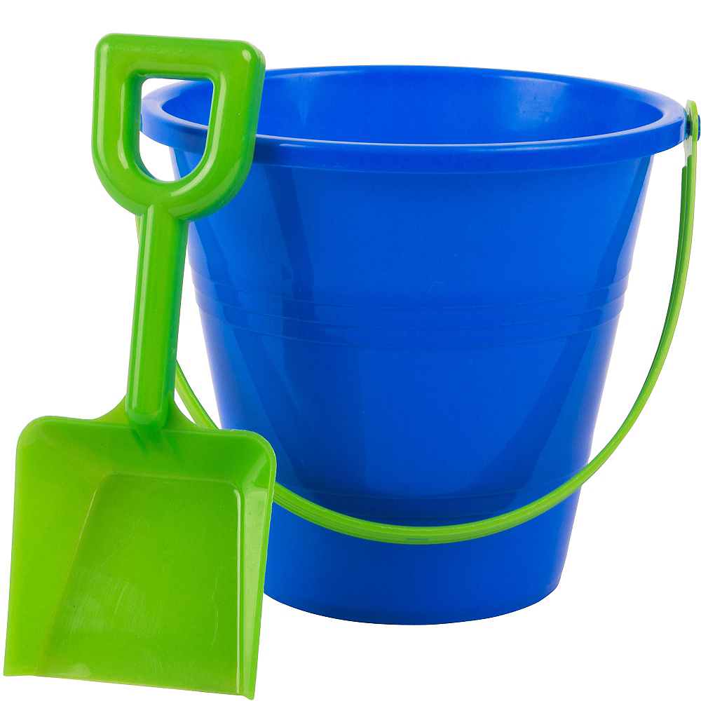 Blue Beach Pail 5in with Shovel | Party City