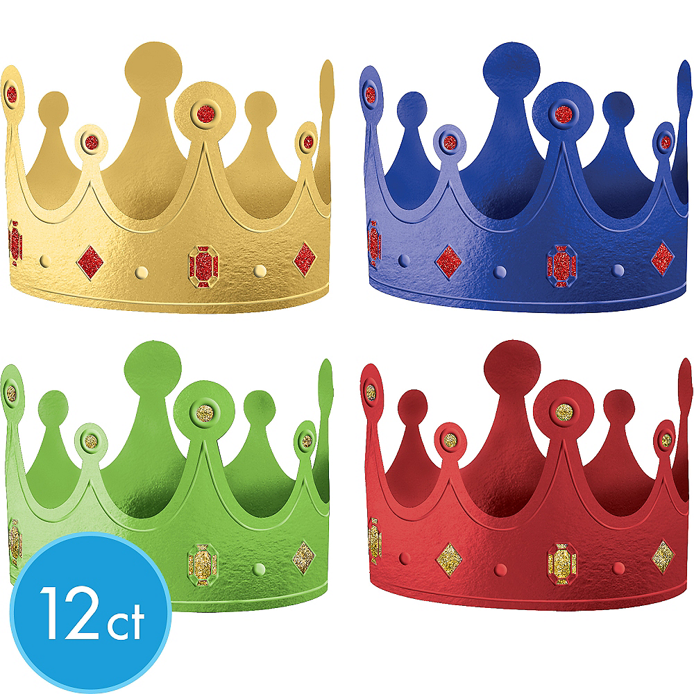 Rainbow Crowns 12ct | Party City