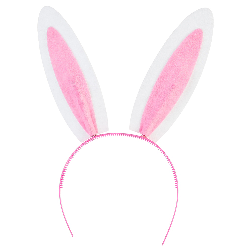 Felt Pink Bunny Ears Headband.