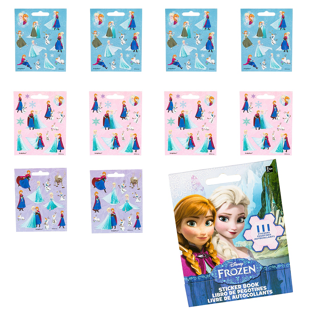 X Large Personalised Frozen Disney Birthday Thank You Party Stickers seals N311