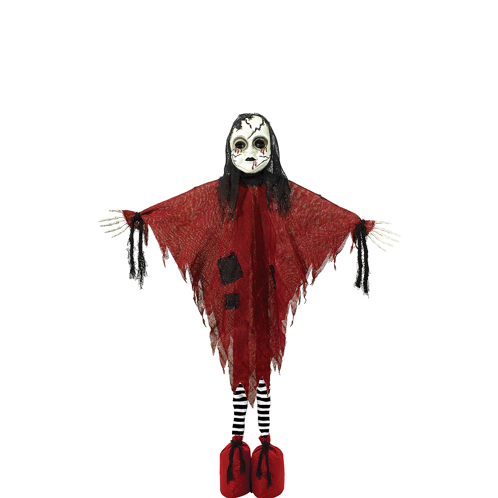 Giant Standing Creepy Doll Decoration 16in x 36in | Party City