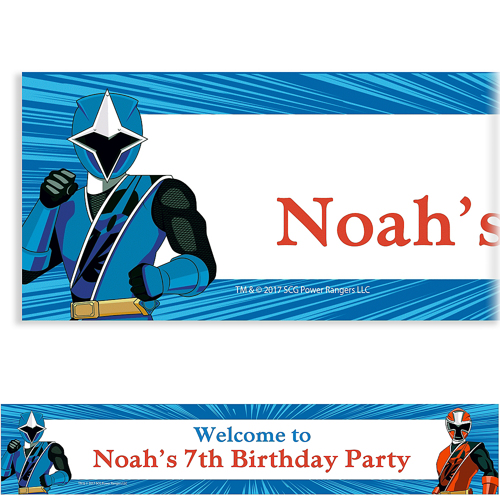 Ninja Birthday Personalized Banner
