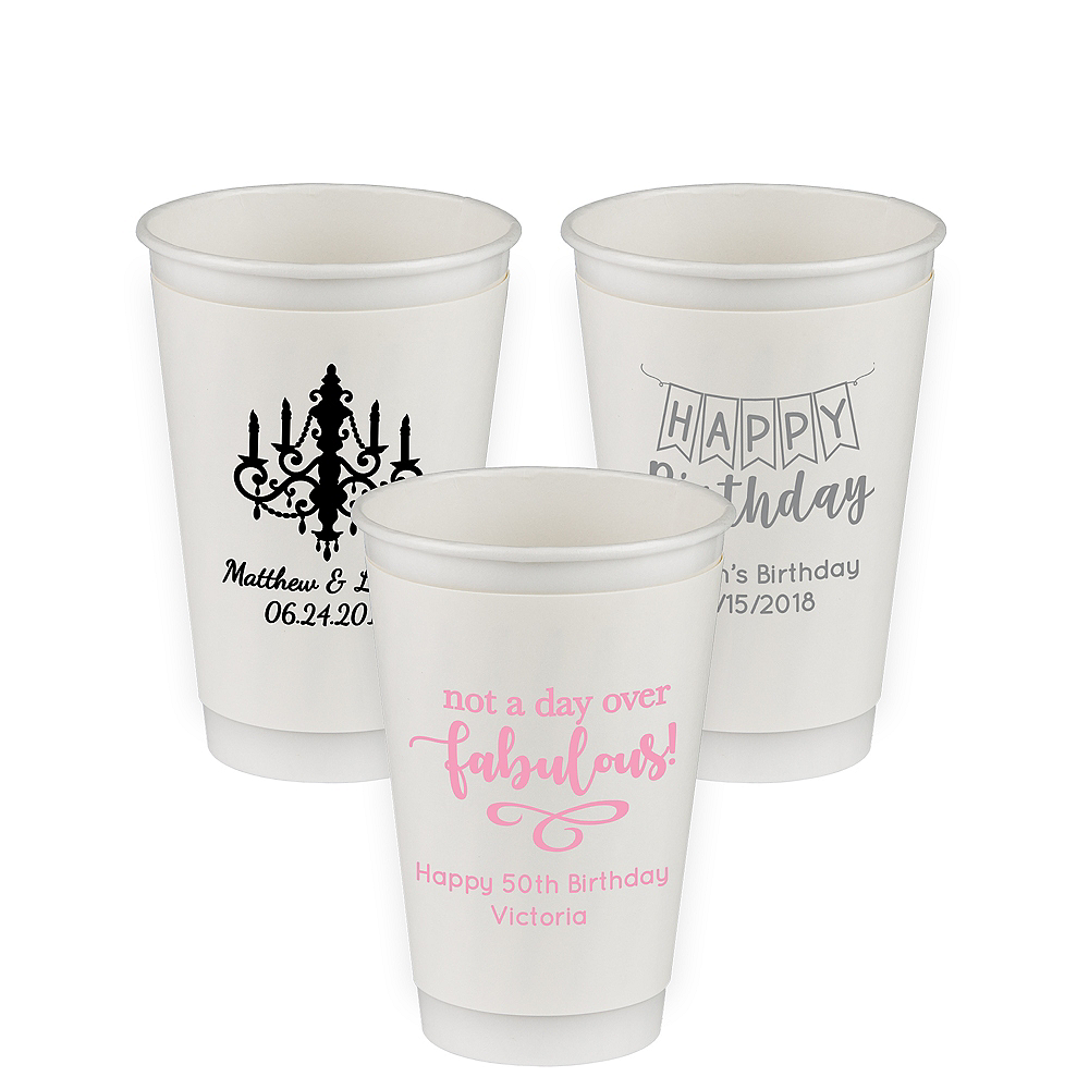 printed disposable cups