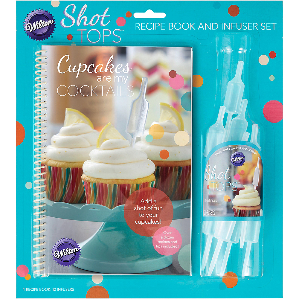 Wilton Shot Tops Infusers With Recipe Book 12ct Party City