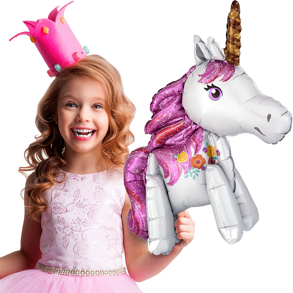 Magical Unicorn Balloon 22in X 25in Party City