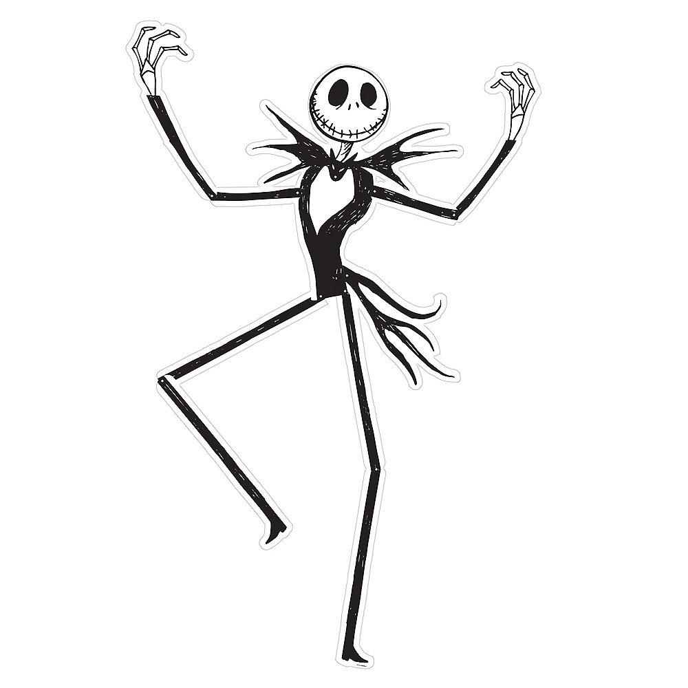 Jointed Jack Skellington Cutout 49in The Nightmare Before Christmas