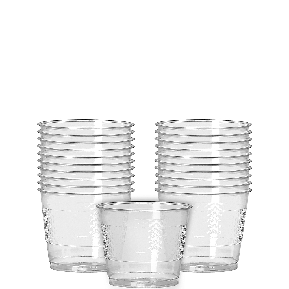CLEAR Plastic Cups 20ct | Party City