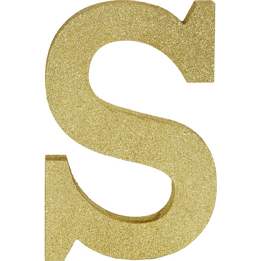 Glitter Gold Thanks Sign Kit | Party City