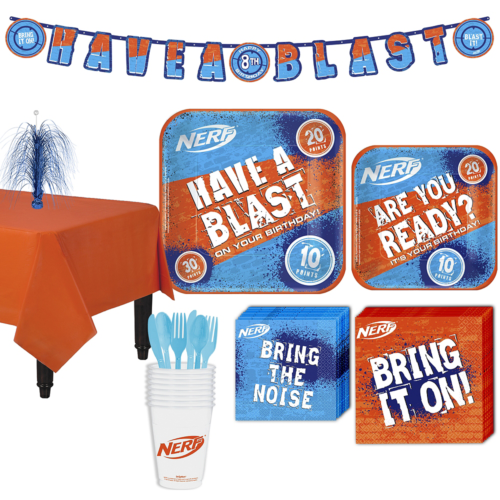 Nerf Party Kit For 8 Guests Party City