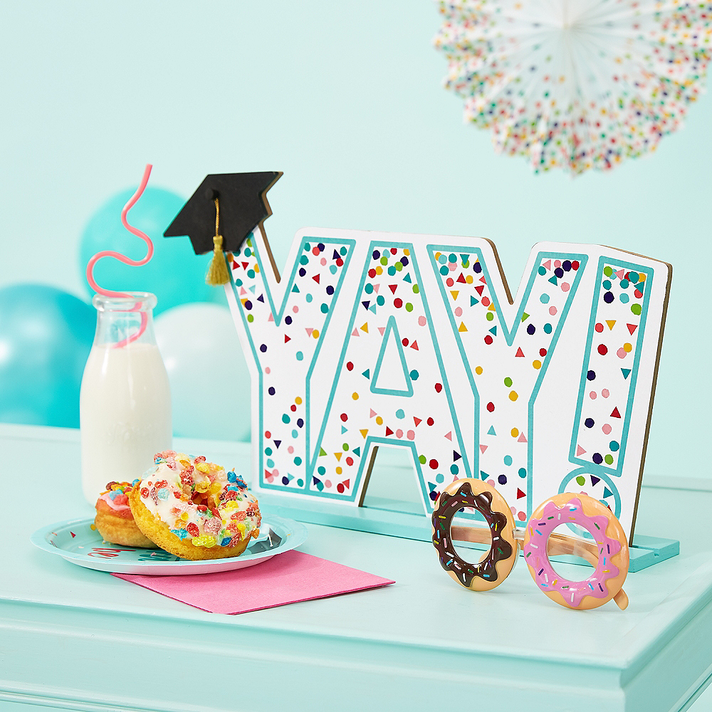 Yay Grad Table Sign 16 1/2in x 9 1/4in | Party City