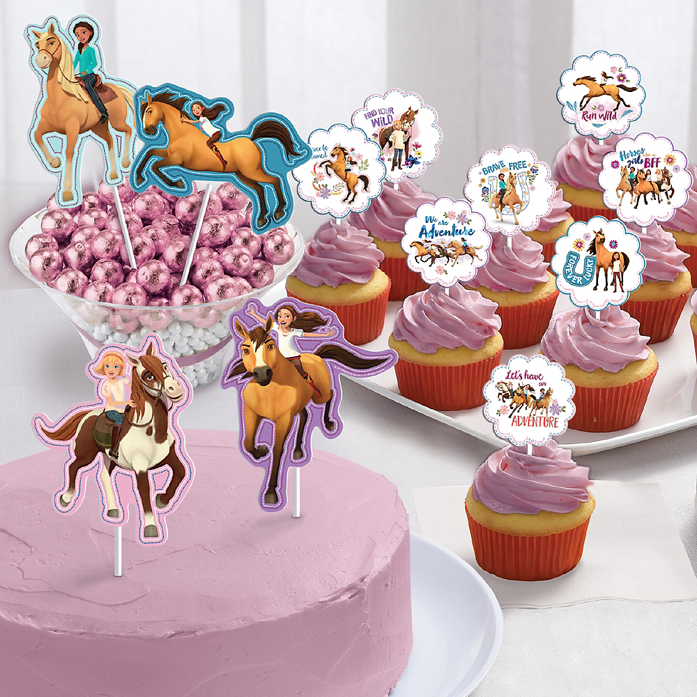 Spirit Riding Free Cake Toppers 12ct Party City