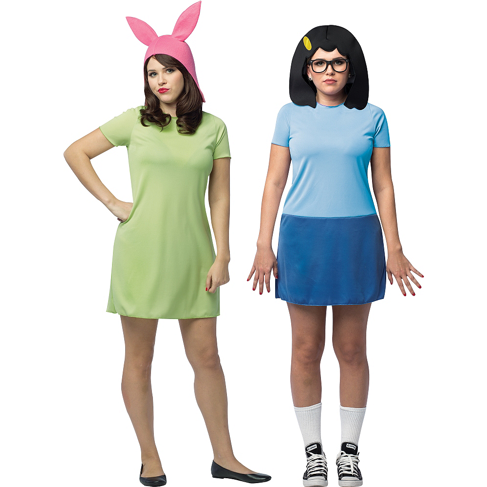 Adult Louise Belcher & Tina Belcher Couples Costumes - Bob&#39;s Burgers | Party City