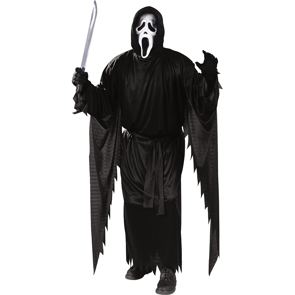 Ghostface Robe Costume Scream Haunted Vector Png Down - vrogue.co