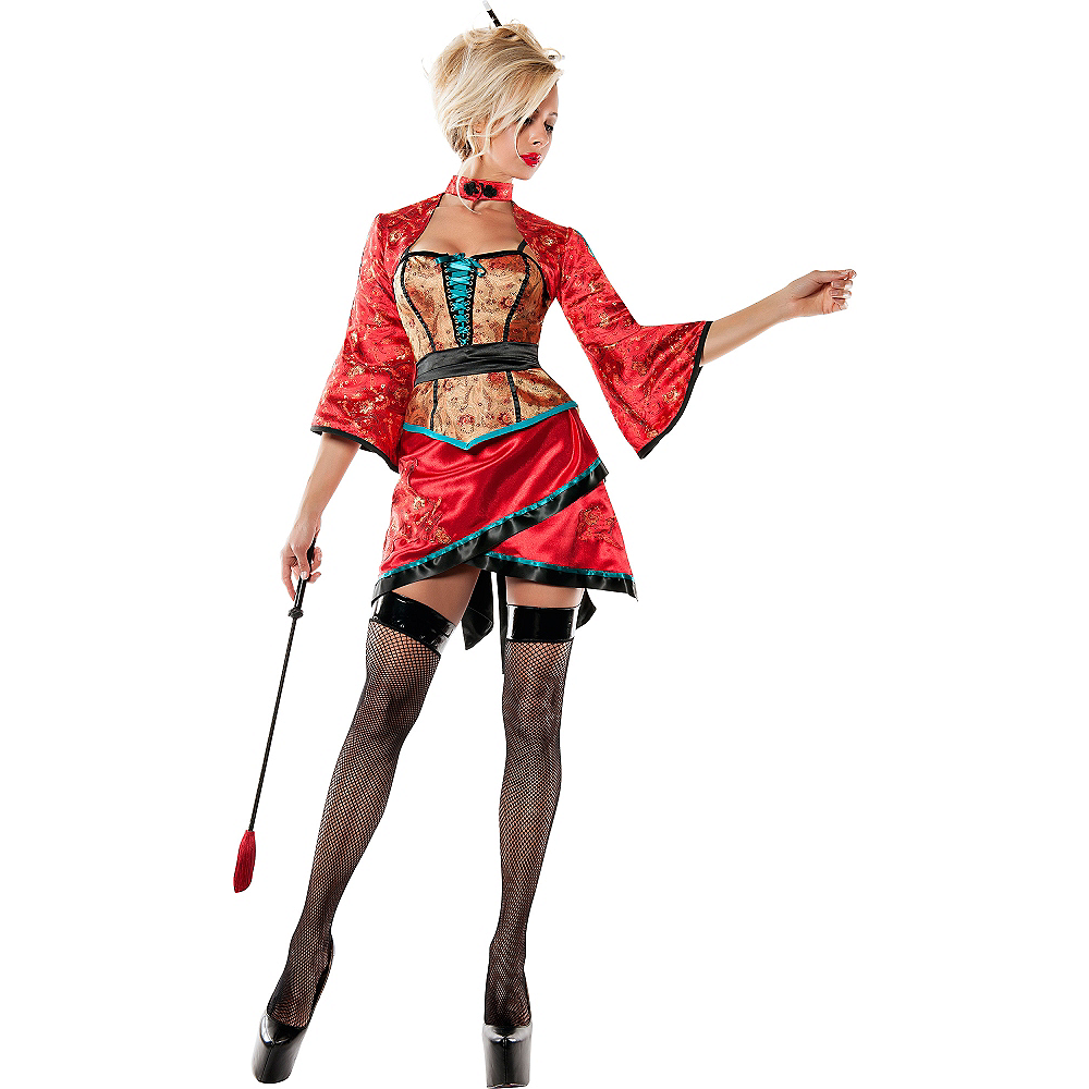 Nav Item for Adult Pleasing Geisha Costume Image #1. 