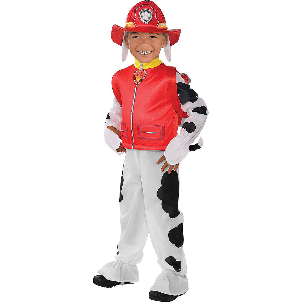 Small 3-4 Years NEW Nickelodeon Paw Patrol Marshall Costume Red Boys Dalmat...