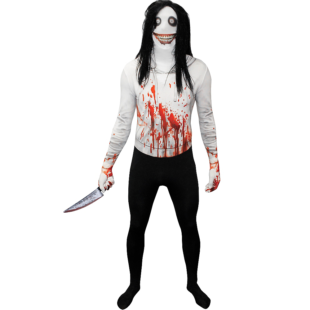 Adult Jeff The Killer Morphsuit Party City