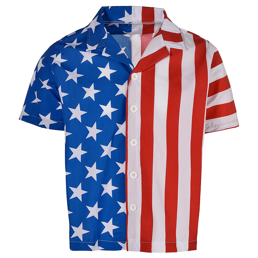 Patriotic American Flag Shirt | Party City