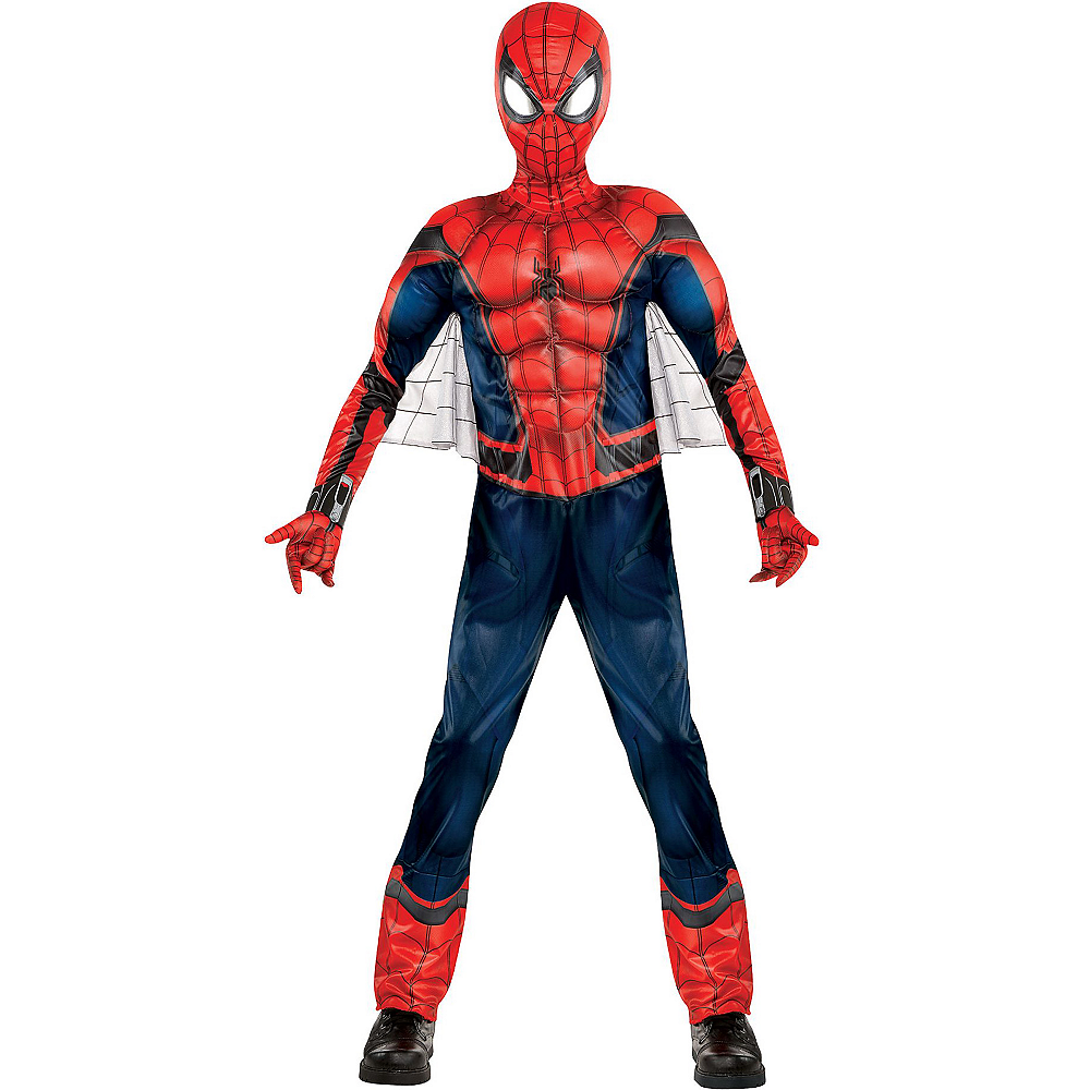 Boys Spiderman Muscle Costume - Spiderman Homecoming | Party City Canada
