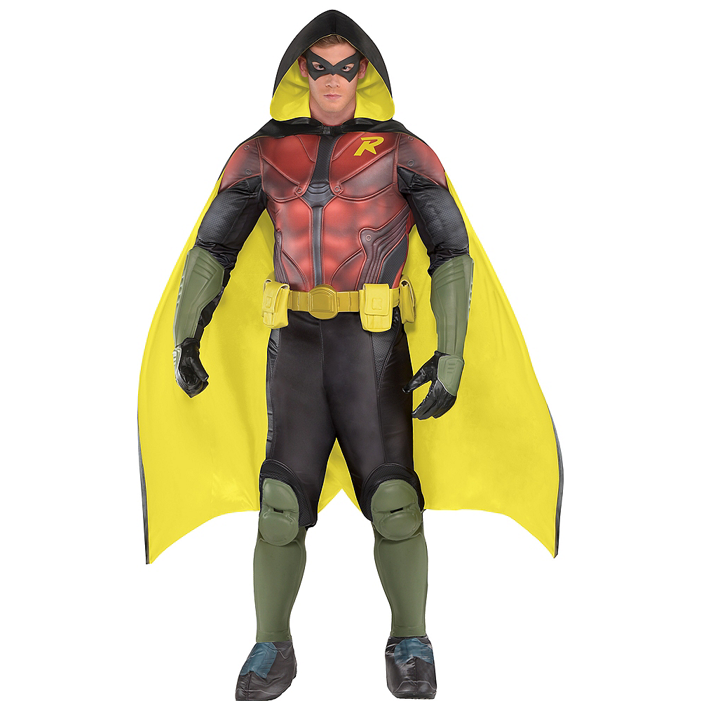 Robin Arkham Adult Mens Costume Classic Movie Superhero Theme Party Halloween 