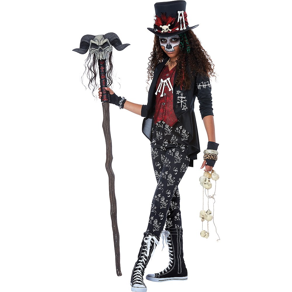 Girls Voodoo Charm Witch Doctor Costume | Party City
