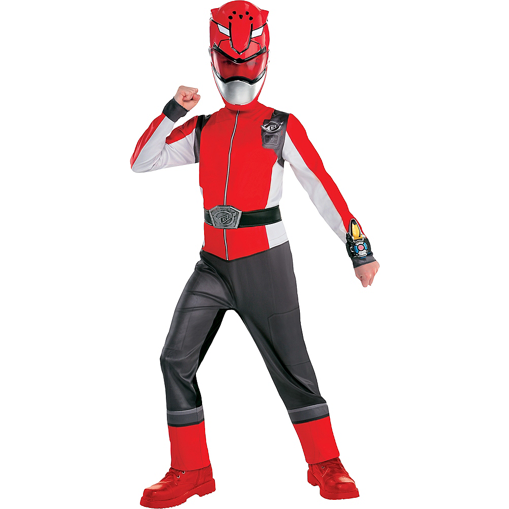 Child Red Ranger Costume - Power Rangers Beast Morphers.