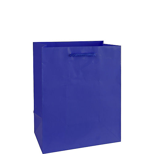 Nav Item for Medium Glossy Royal Blue Gift Bag Image #1