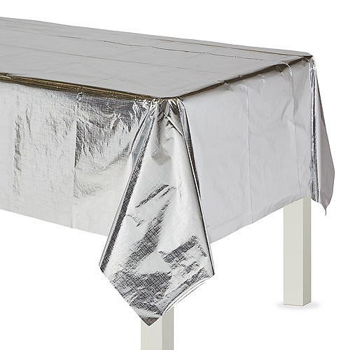 Nav Item for Silver Metallic Table Cover Image #1