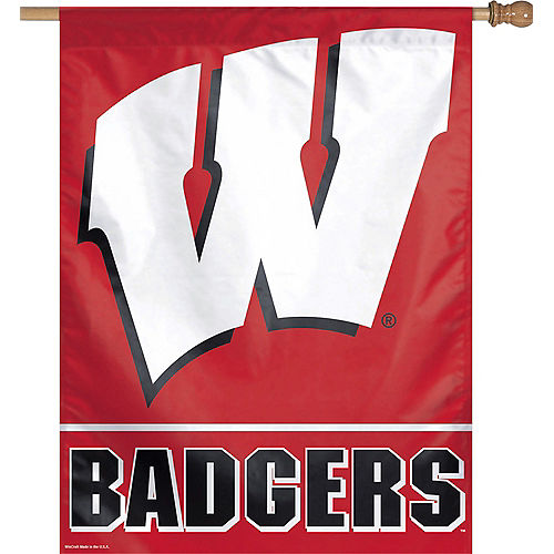 Nav Item for Wisconsin Badgers Banner Flag Image #1