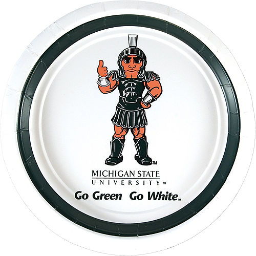 Michigan State Spartans Lunch Plates 10ct Image #1
