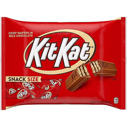 Nav Item for Milk Chocolate Snack Size Kit Kat Bars Bag, 21pc Image #1