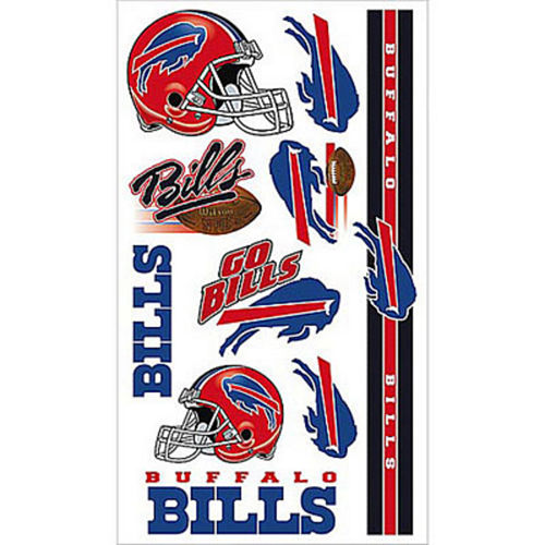 Nav Item for Buffalo Bills Tattoos 10ct Image #1