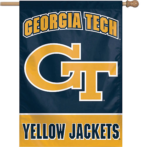 Nav Item for Georgia Tech Yellow Jackets Banner Flag Image #1