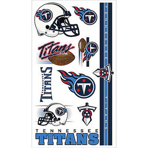 Tennessee Titans Tattoos 10ct Image #1