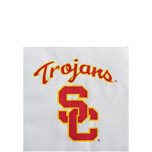 USC Trojans Beverage Napkins 24ct Image #1