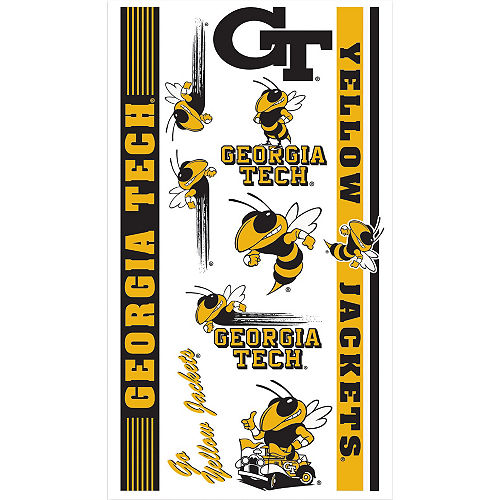 Georgia Tech Yellow Jackets Tattoos 10ct Image #1