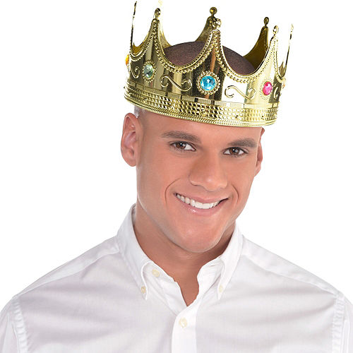 Nav Item for Adult Jeweled King Crown Image #2