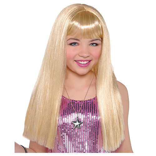 Child Long Blonde Wig Image #1