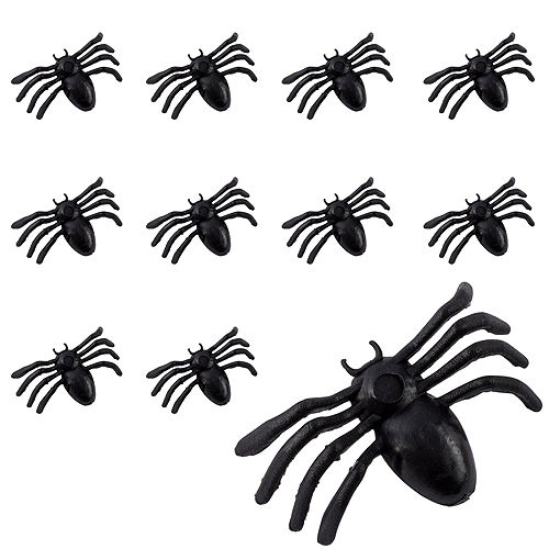 Black Mini Spiders 50ct Image #1