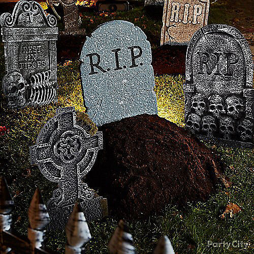 Mossy Celtic Cross Tombstone Decoration Party City - Celtic Decorating Ideas