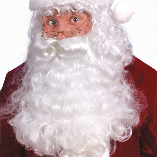 Nav Item for Santa Wig & Beard Set Deluxe  Image #1