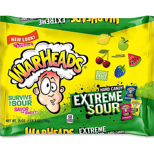 Warheads Extreme Sour Hard Candy, 175pc Image #1