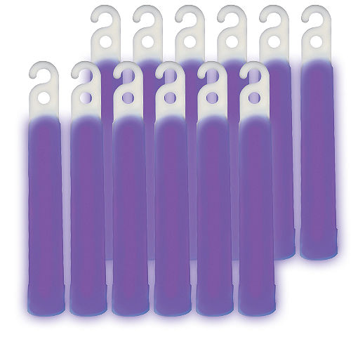 Nav Item for Purple Glow Stick Necklaces 12ct Image #1