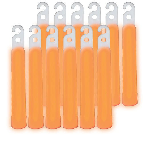 Nav Item for Orange Glow Stick Necklaces 12ct Image #1