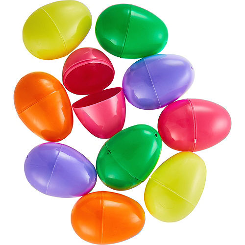 Multi-Colored Fillable Easter Eggs 10ct Image #1