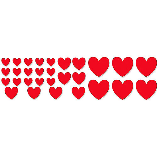Red Heart Cutouts 30ct Image #1